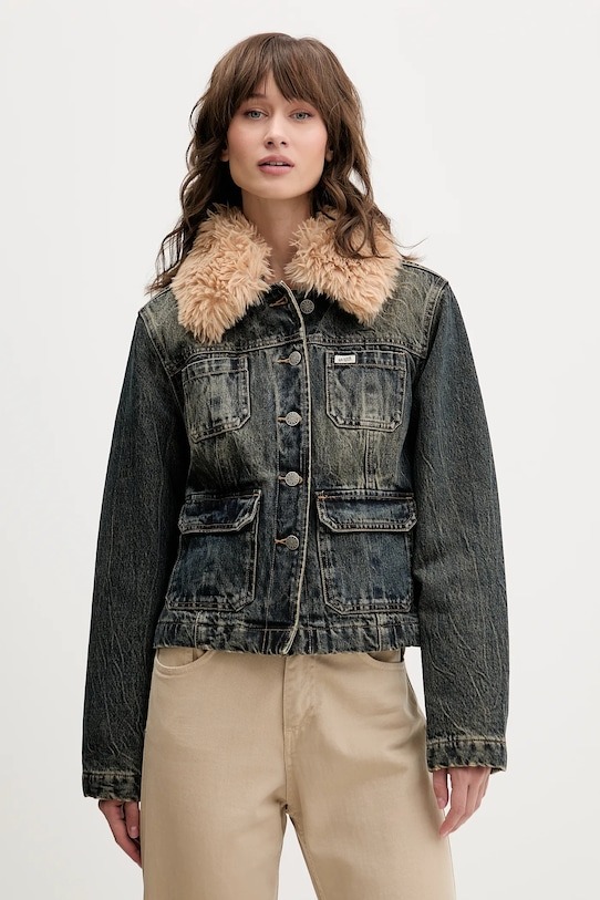 BF EXPRESS: Geaca scurt din denim <b>Guess Originals</b> (model W5BN48