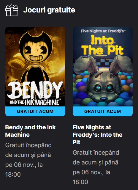 BF EXPRESS: Dou jocuri horror pot fi revendicate <b><u>gratuit</u></b>