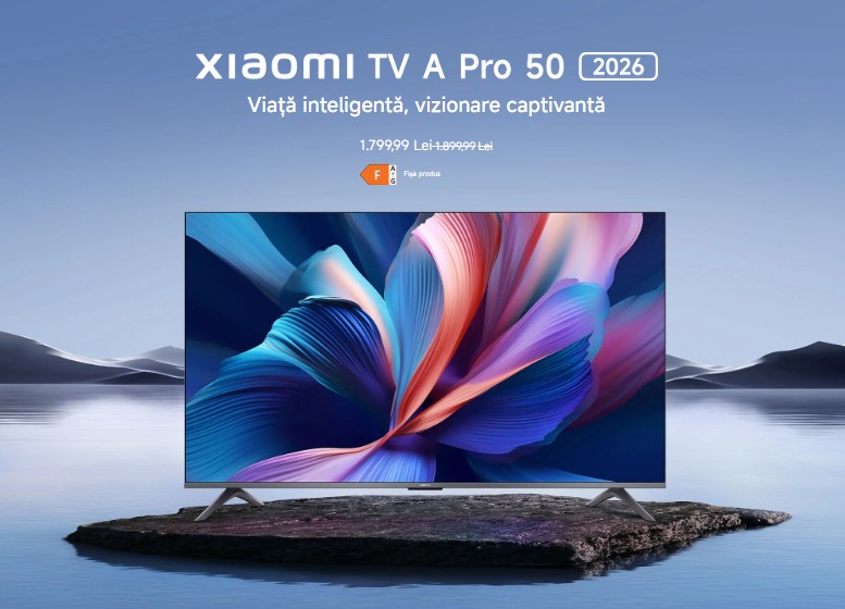 BF EXPRESS: Televizorul<b> Xiaomi TV A Pro</b> 50 inch este acum