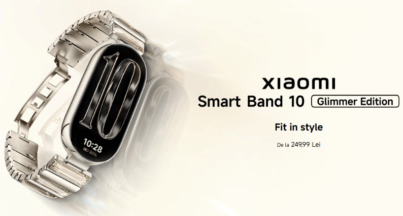 BF EXPRESS: <b>Xiaomi Smart Band 10</b>, noul model cu ecran AMOLED de