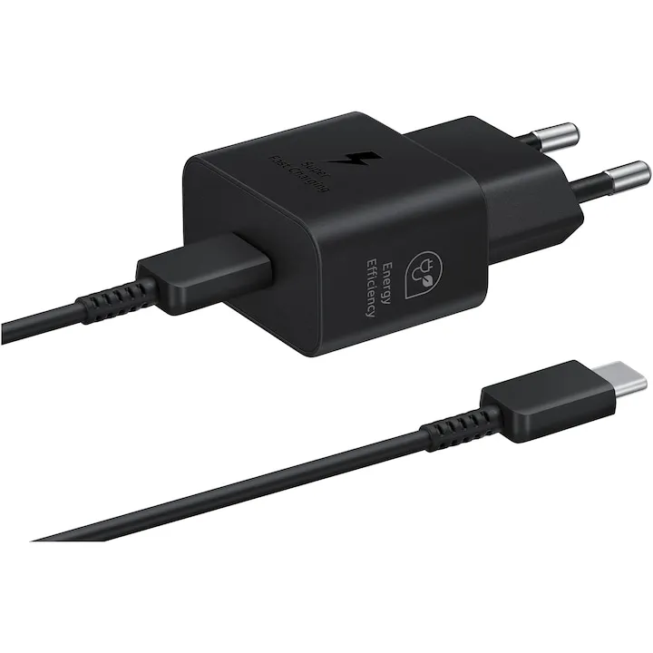 BF EXPRESS: ncrctorul de reea Samsung cu cablu USB-C (25W, 3A) e