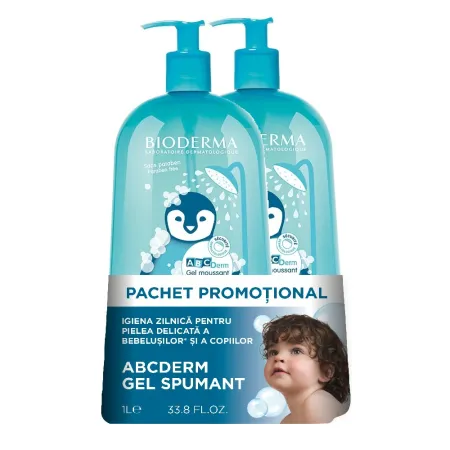 BF EXPRESS: Pachetul <b>Bioderma ABCDerm</b> conine dou geluri